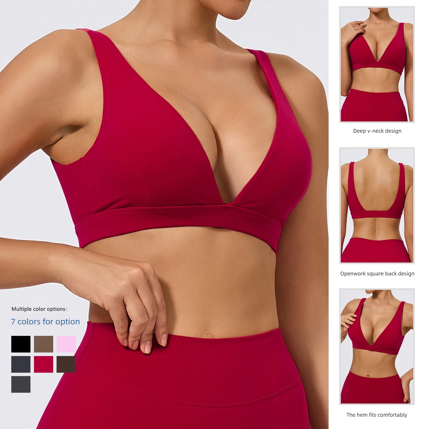Lezyan Sexy Skinny Yoga Bra Beauty Back Underwear Versatile Fitness Gym Underwear Sports Bra for Women Gym