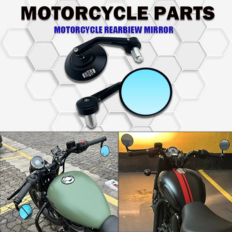 

Motorcycle Bar End Mirrors Retro Handlebar Tip Rearview 1 Pair 7/8'' 22mm For Yamaha XSR700 XSR 700 XSR900 XSR 900 XSR125 155
