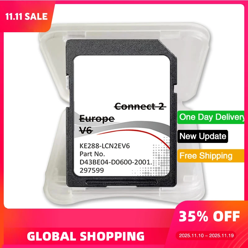 

New 2021 for Nissan Connect 2 LCN2 V6 Maps Sat Nav SD Card Juke Note Leaf Micra