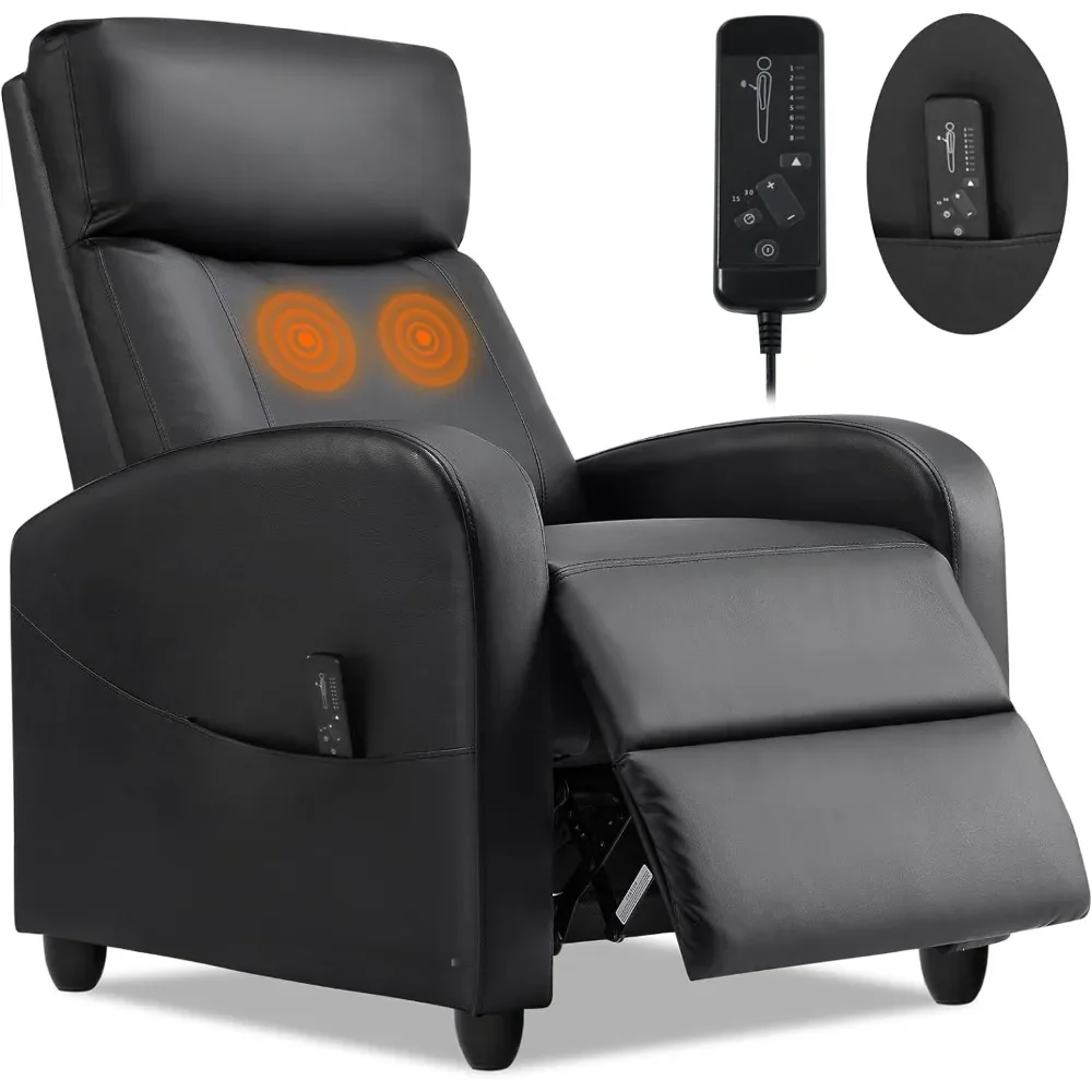 Living Room Recliner Chair Massage Chair Comfortable Chair Lumbar Support Winback Armchair Reclining Chair Easy Lounge 2023