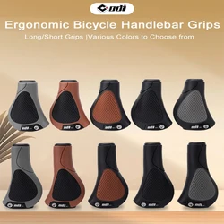 ODI Ergonomics Bicycle Grips Short Bike Handlebar Grips Lock on Mountain Bike Grip Shock Absorption Bicycle Handles MTB Cuffs