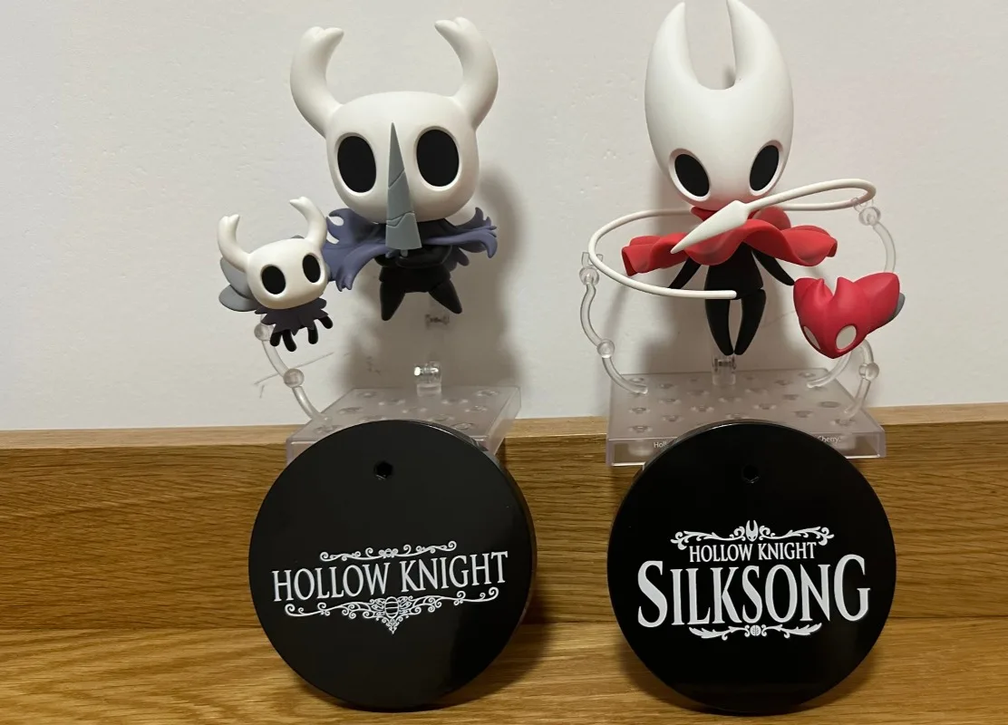 

In Stock Original GSC Hollow Knight Nendoron2196 2195 Hornet Little Knight Movable Second Edition Animation Figure Toys