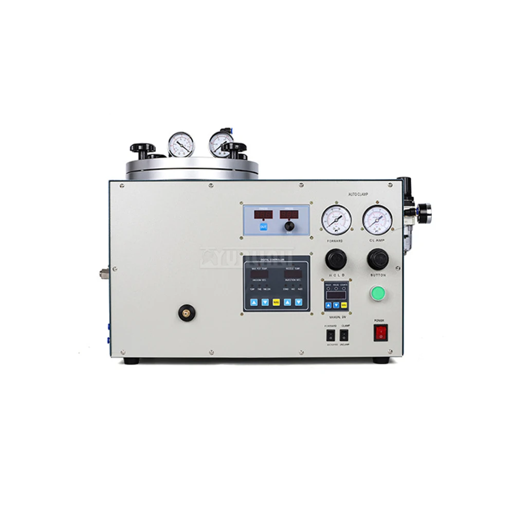 آلة حقن شمع الفراغ الرقمية الأوتوماتيكية التي يتم التحكم فيها عن طريق الذراع الآلي للمجوهرات قالب شمع صب أداة حرفية دقيقة