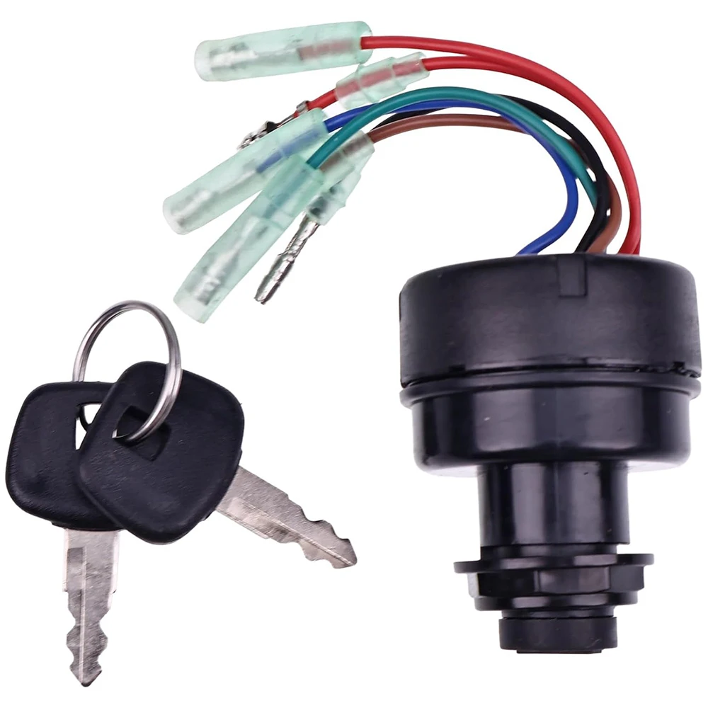 Ignition Key Switch 353-76020-3 Boat Engine for Tohatsu RC5E Easy to Install Replacement Spare Parts