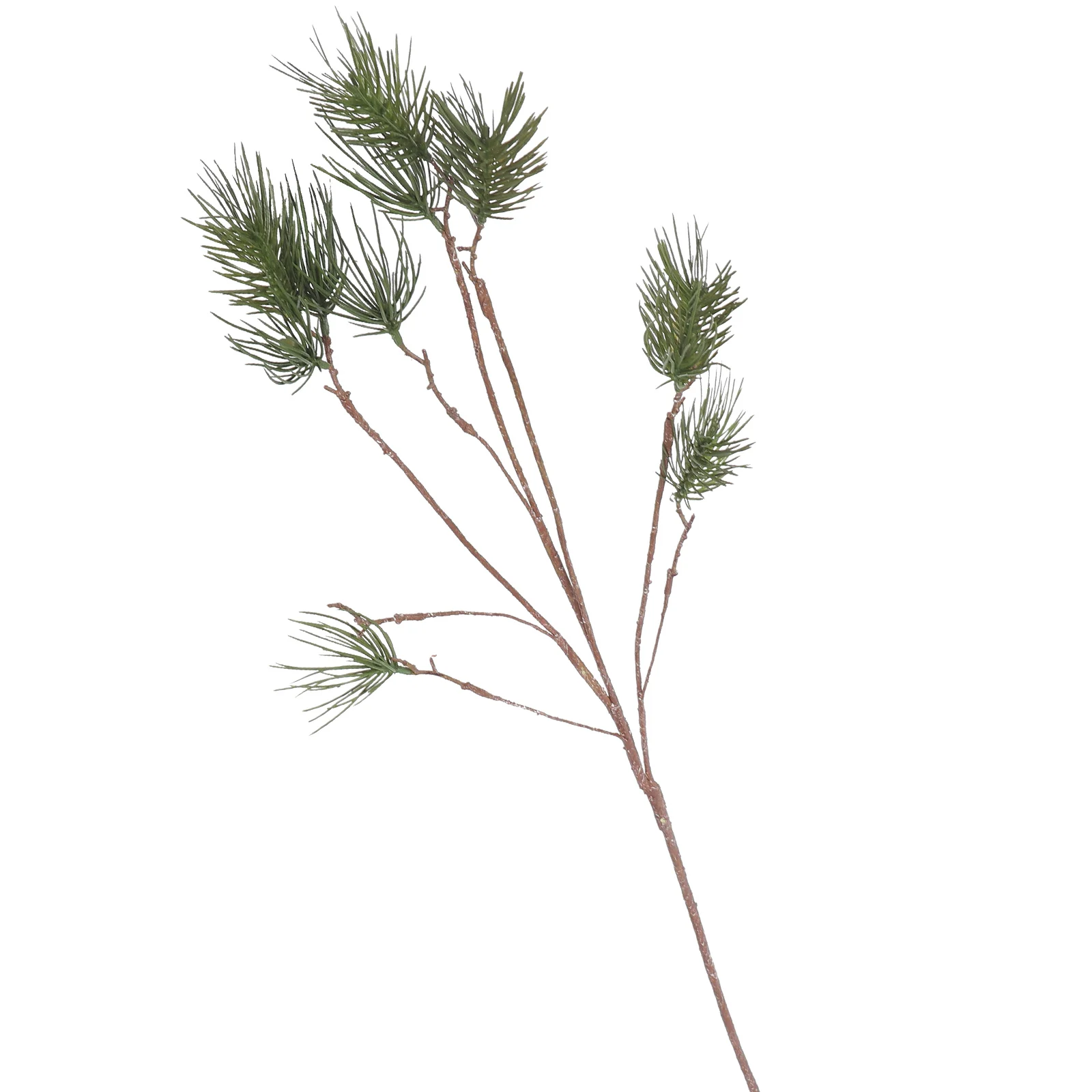 

Simulated Pine Needle Green Plant Artificial Needles Twigs Faux Pick Evergreen Branches Leaves Decorative Pine StemsHigh