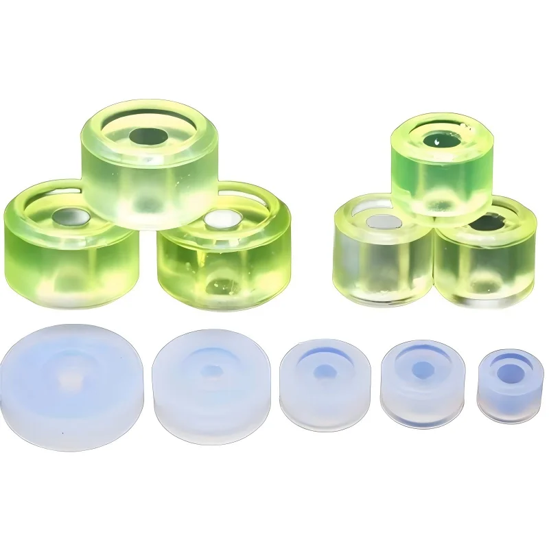 Polyurethane Wear-Resistant Capping Rolling Wheels with Silicone Pads Durable Accessories for Capping Machines