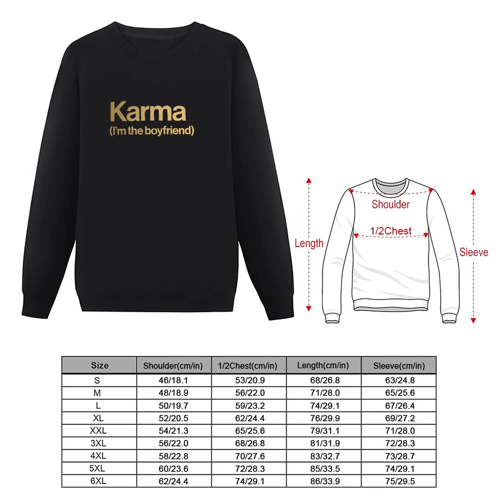 Karma (I'm the boyfriend) - Midnights Inspired Design Sweatshirt men's sweat-shirt mens clothes sweatshirts men