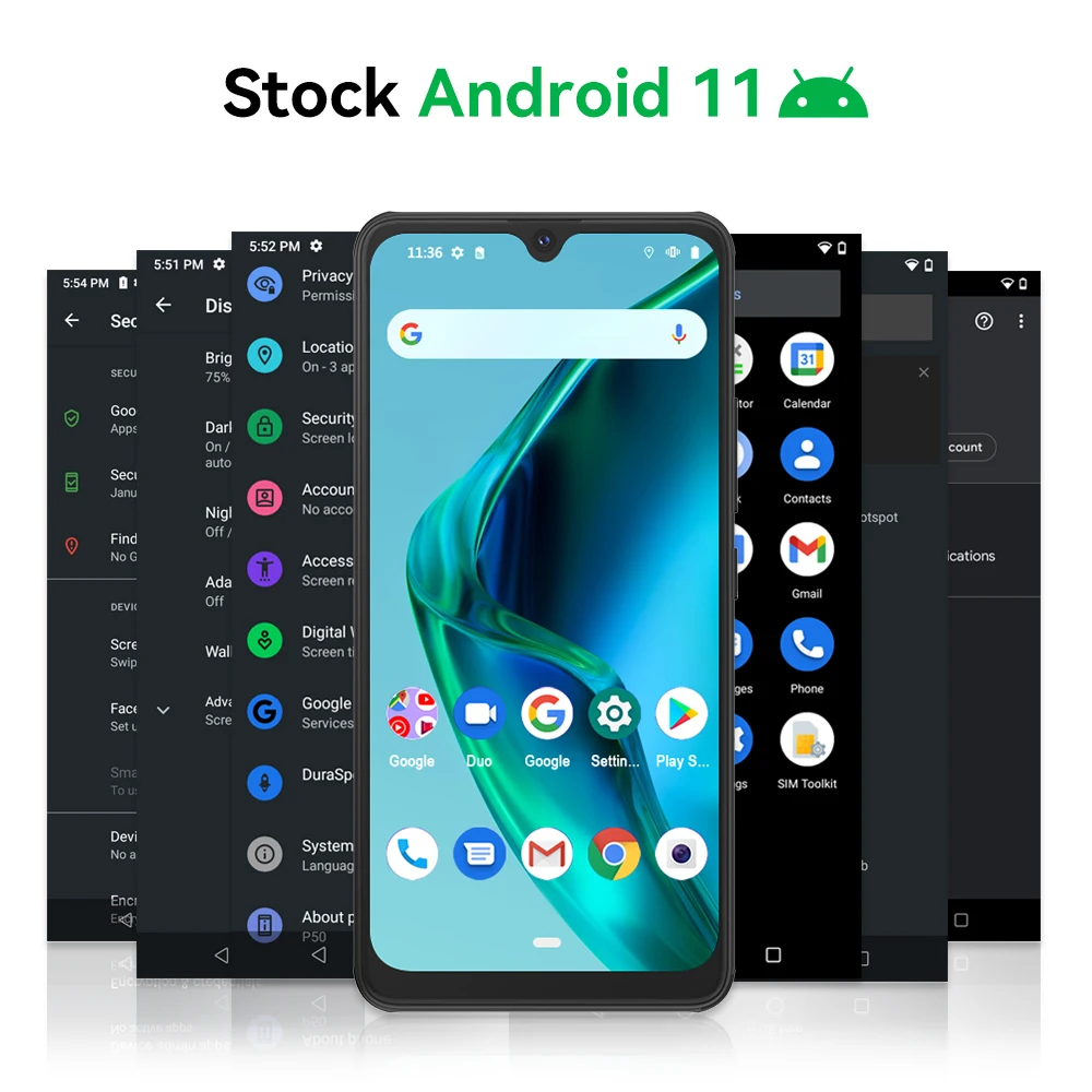 Cubot Note 8 Smartphone débloqué Pas Cher, Android 11 telephone portable neuf, écran de 5.5 pouces, 16 Go(Extensible à 128 Go), double SIM 4G, Face ID, batterie de 3100mAh, smartphone android,Appareil photo 13MP