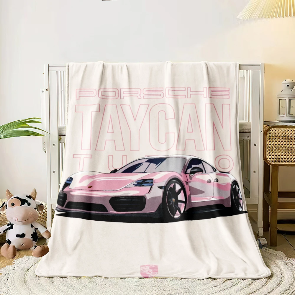 Racing cars fashion Printed  Blanket,Lightweight Flannel Throw for Sofa, Bed, Travel, Camping, Livingroom, Office, Couch,Chair