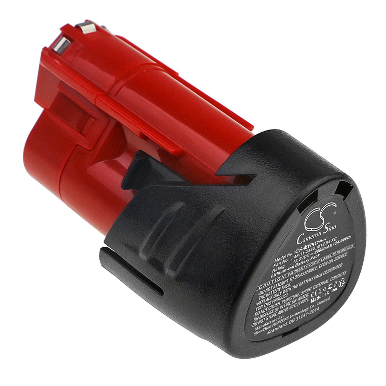 

CS Replacement Battery For MilwaukeeM12,M12 REDLITHIUM XC 4.0,C12 FM,C12 HZ,C12 HZ-0,C12 HZ-202