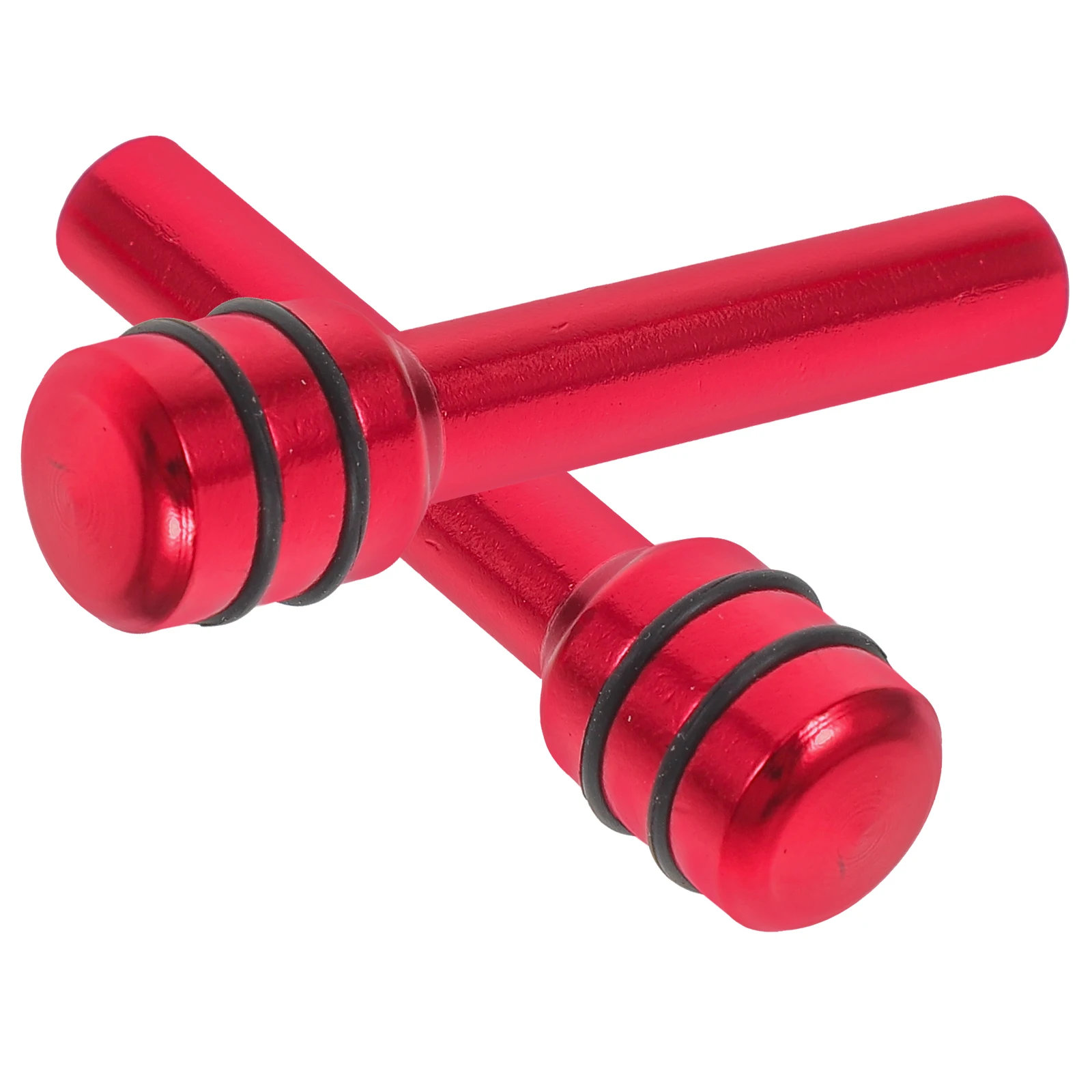 

2Pcs Car Door Lock Knobs Pins Pull Handle Red Latch Aluminum Alloy Security Durability Vehicle Safety Automotive Parts
