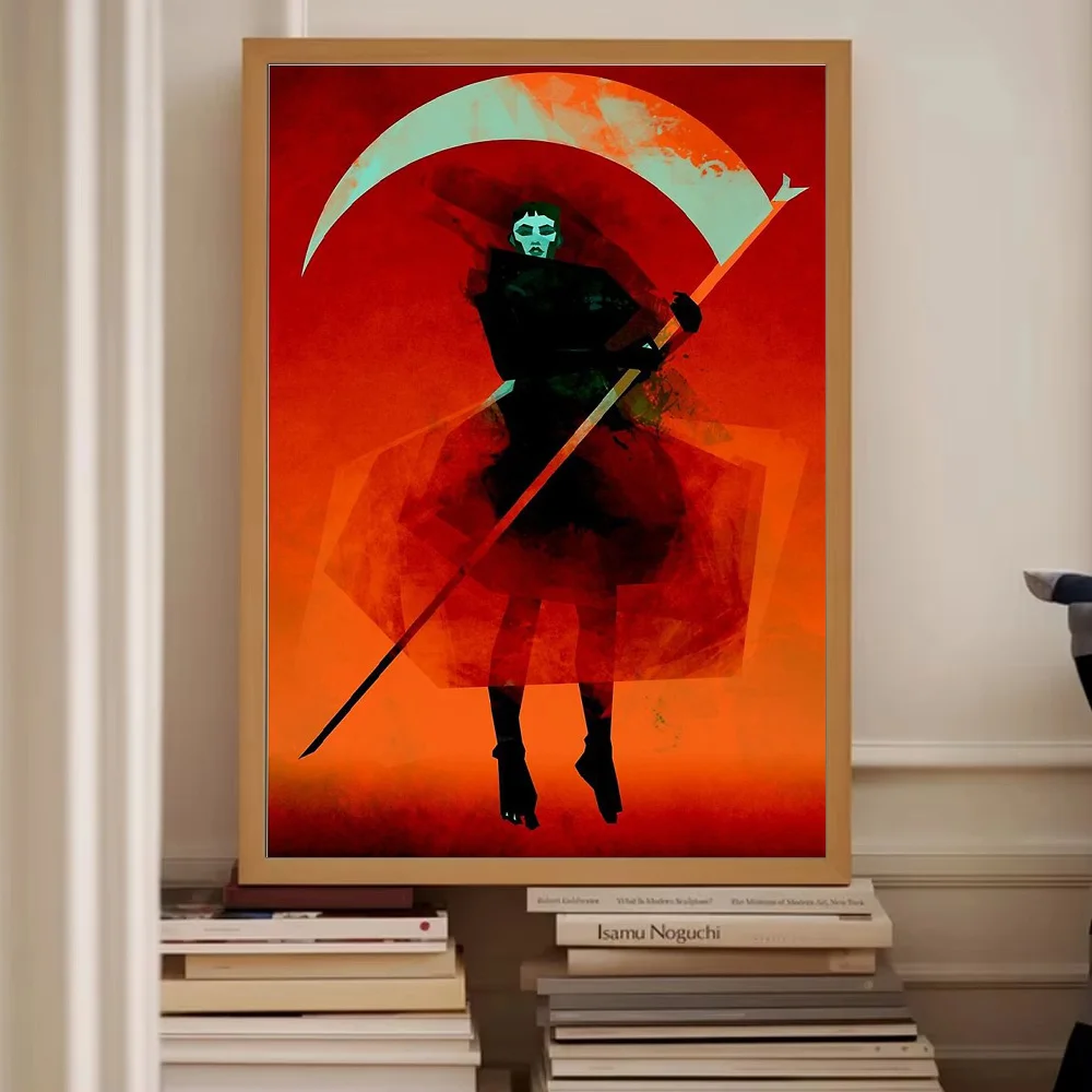 باطني الساموراي قماش جدار الفن اليابانية المحارب زن ديكور النينجا أنيمي المشارك طباعة المناظر الطبيعية الروحية اللوحة #2