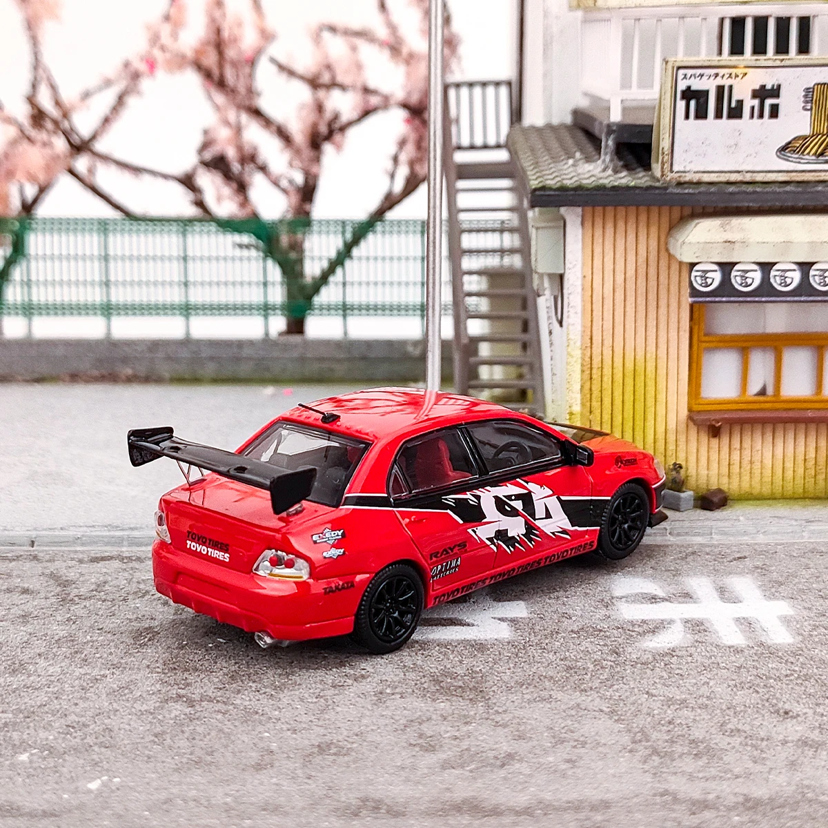 سرعة GT-Lancer EVO 9 نموذج سيارة دييكاست ، 1:64