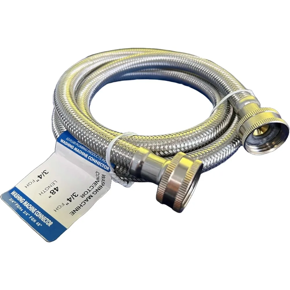 

Шланг для подачи воды к портативной стиральной машине 48 дюймов, устойчивый к разрывам, с коннектором из нержавеющей стали