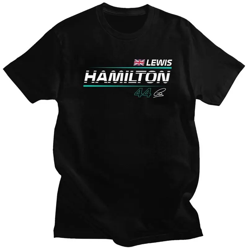 Custom Men's Hamiltons 44 T Shirts Short-Sleeve Cotton Tshirts Stylish T-shirt Designer I HAM Motorsport Racing Tee Tops