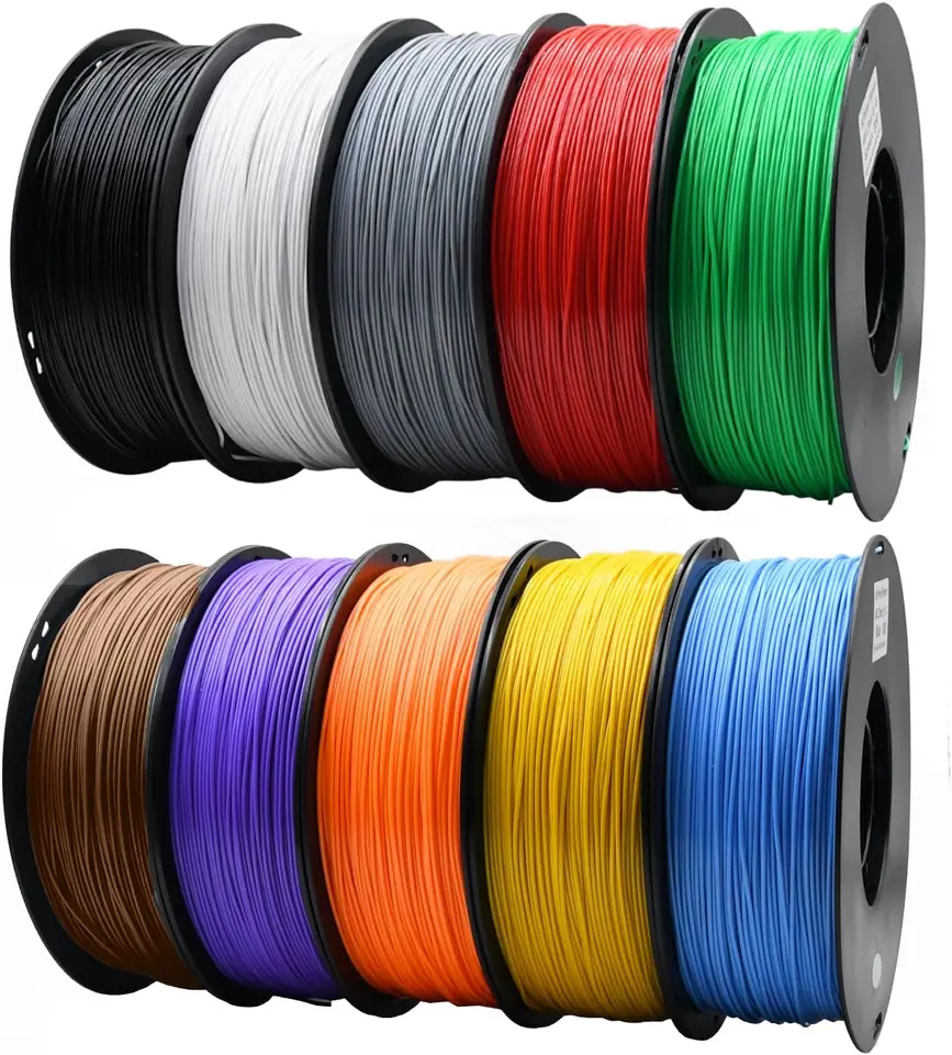 Durable 10 Color ABS 3D Printer Filament Set