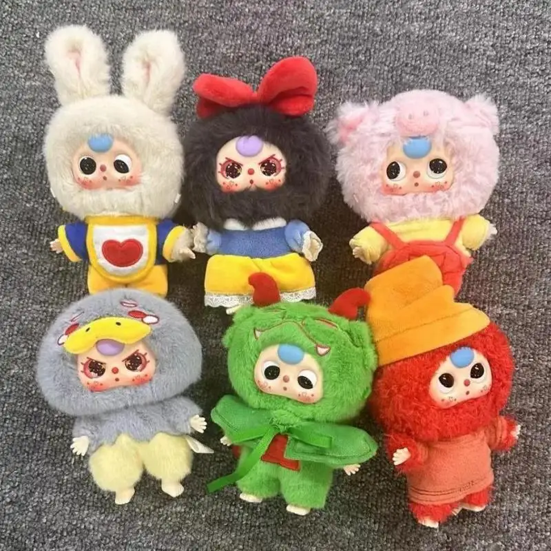 Baby Three Children's Wonderland Plush Series Blind Box Cute Doll Kawaii Toy Mystery Box Niespodzianka Torba Wisiorek Figurka Anime Prezenty