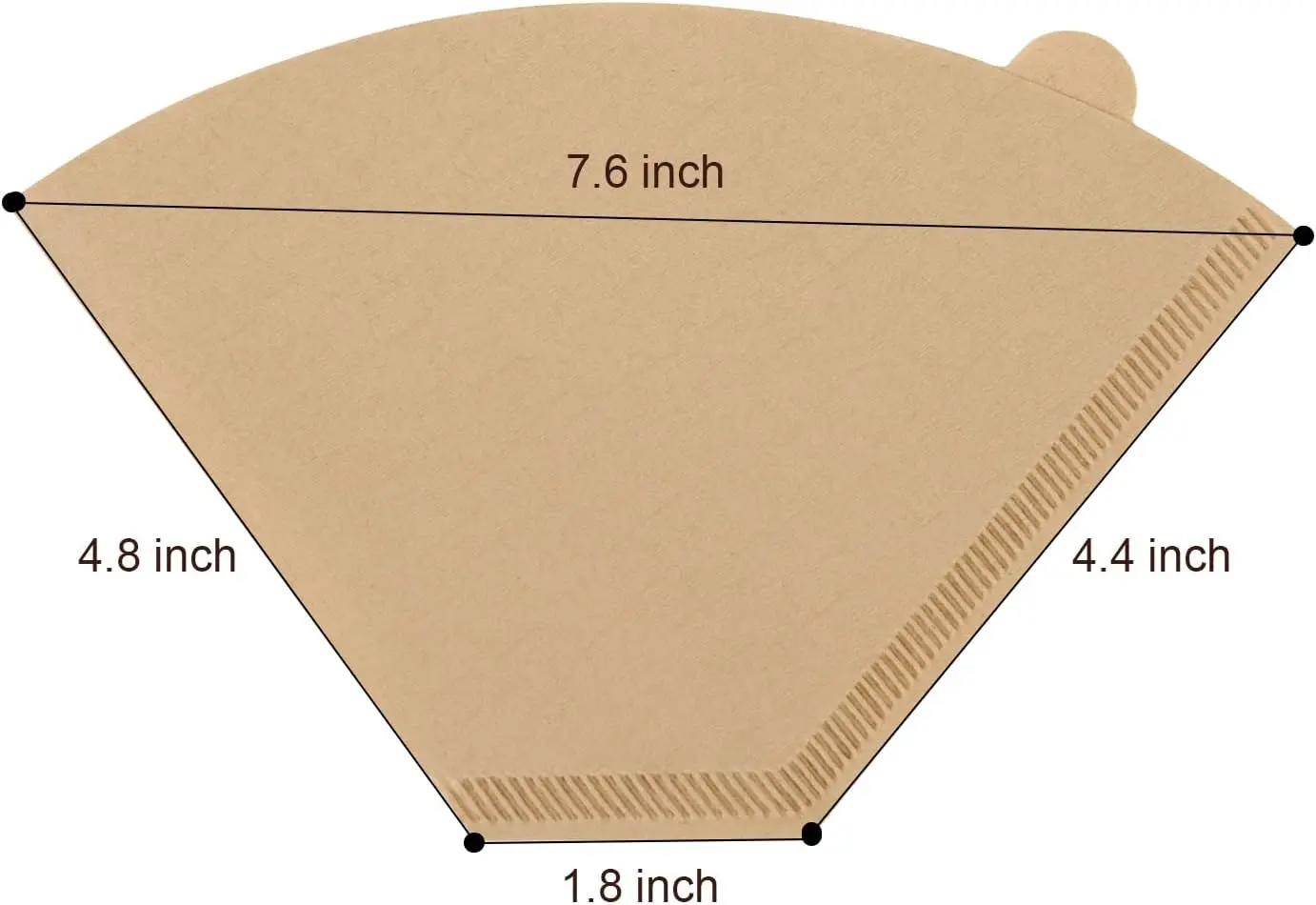 #4 Cone Coffee Filters 8-12 Cup, Disposable Coffee Filter for Pour Over and Drip Coffee Maker, 200pcs
