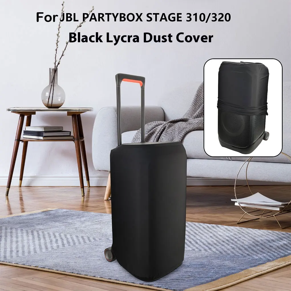 Dust Cover Protective Case for JBL Partybox 310/Stage 320 Portable Party Speaker with Elastic Band Speaker Case Slip Sleeve