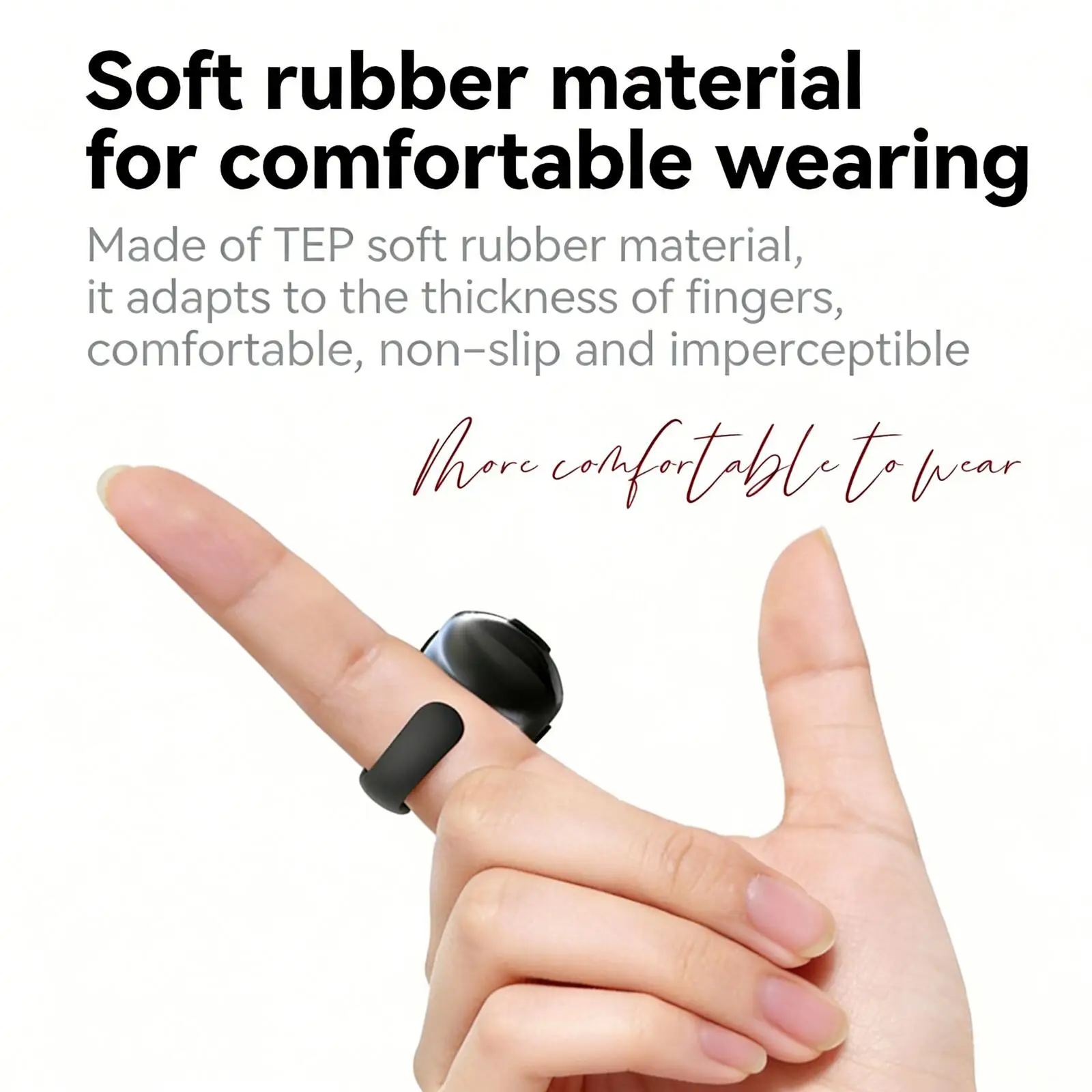 Wireless Bluetooth Ring Mouse Remote Control Photo|Video Take Short Video Browsing E-book Page Turner for iOS Android HarmonyOS