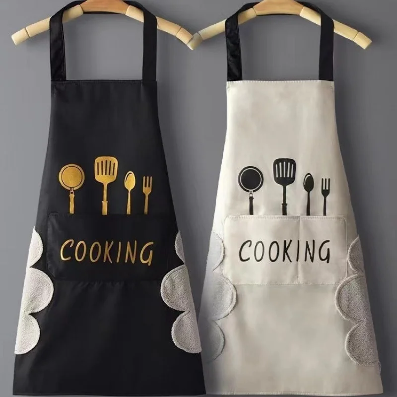 Universal apron with large pockets for men and women, suitable for restaurant/gardening/kitchen/café/fast food restaurant, chef/