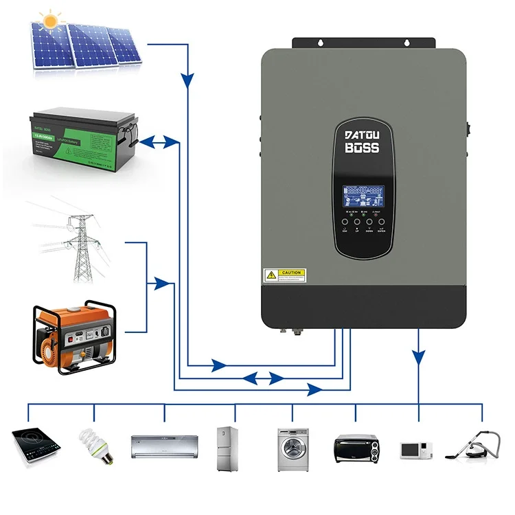 3000W 6200W 10200W Off Grid Hybrid Solar Inverter 24V 48V DC to AC 220V 230V with WIFI Monitoring