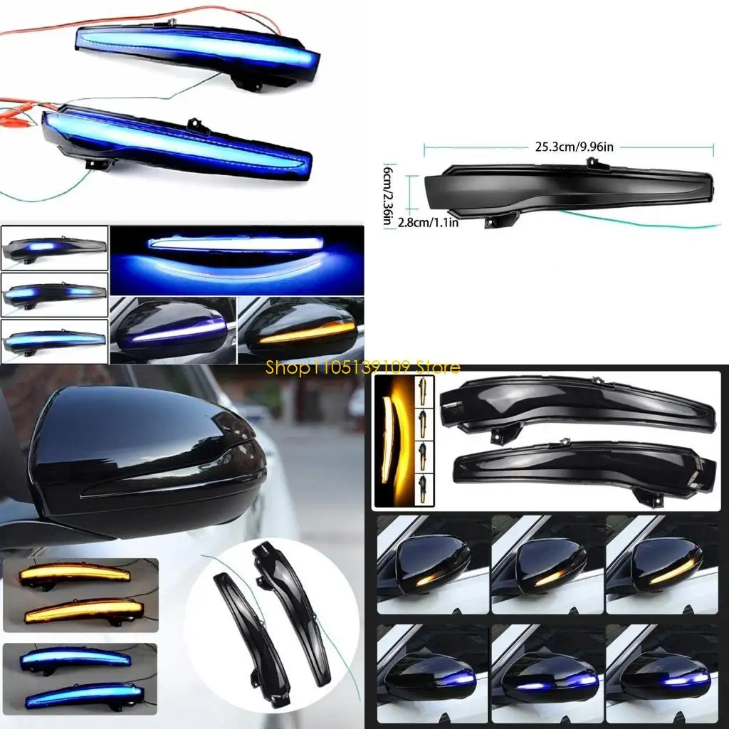ضوء إشارة الدوران المتسلسل ل W205 C180 C200 C250 C300 C350 استبدال Auto Excessory Side Light