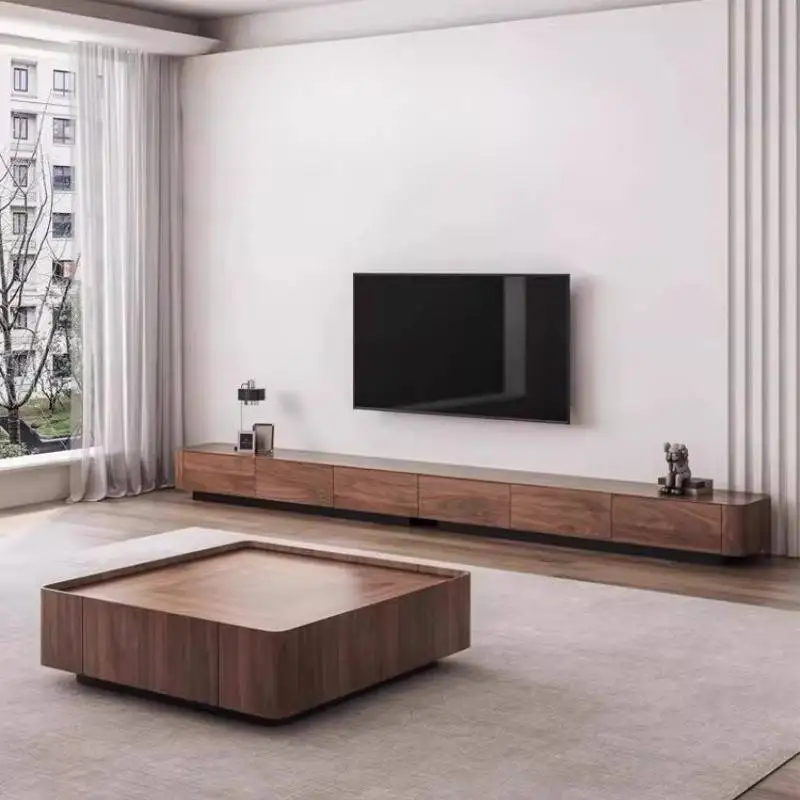 ！@High Quality Coffee Tables Modern Luxury Drawer Designer Nordic Coffee Tables Wood Storage Koffietafels Furniture For Home