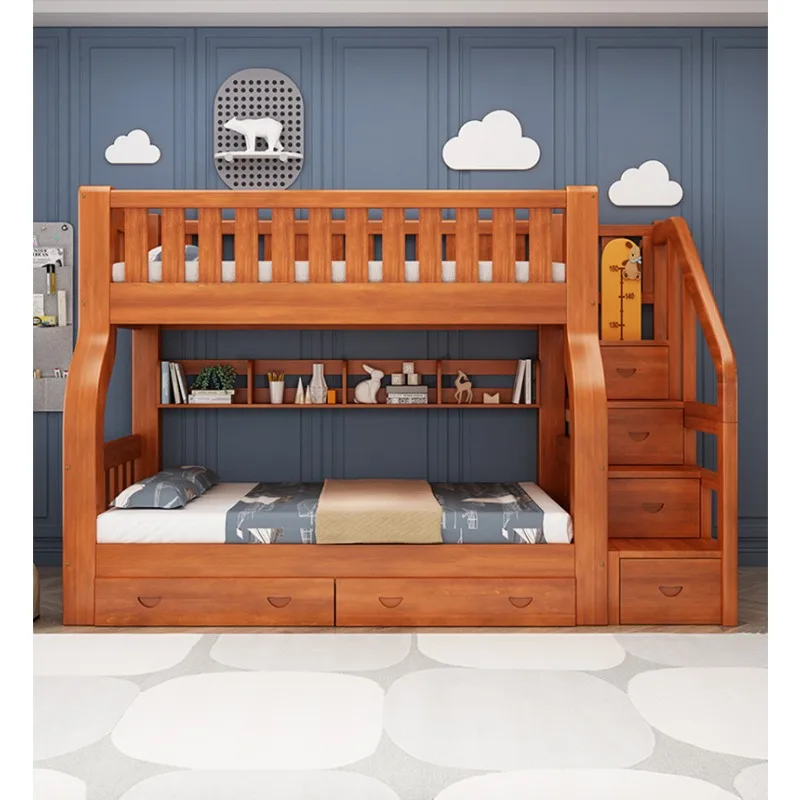 

Upper and lower beds Bunk beds High and low beds Multifunctional two-layer combination Solid wood child-mother