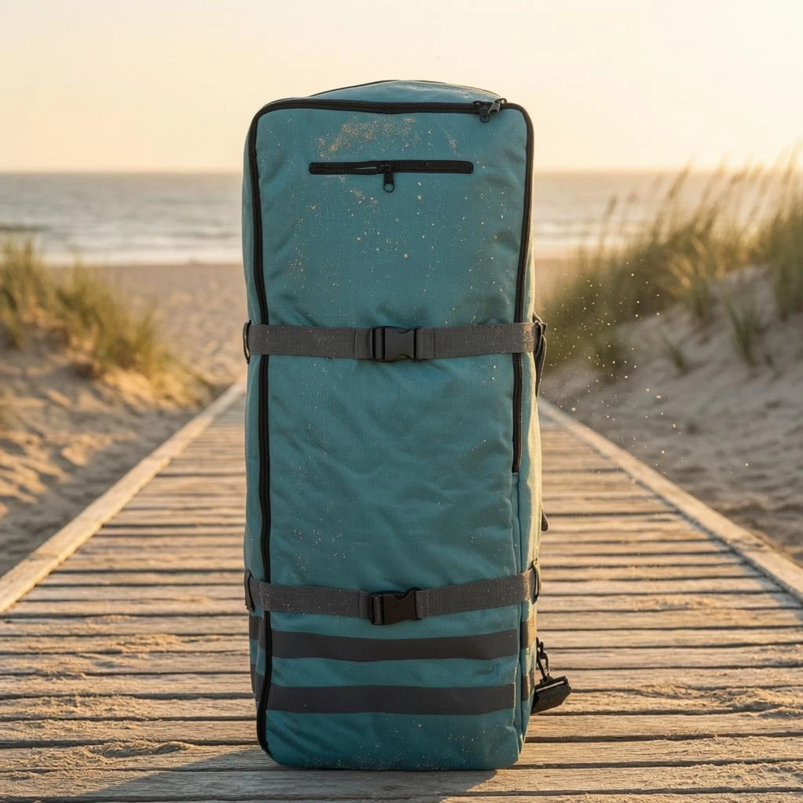 Paddleboard Backpack Shoulder Straps SUP Bag SUP Travel Bag Lightweight Water Sports Gear Quick Release Buckle view 5