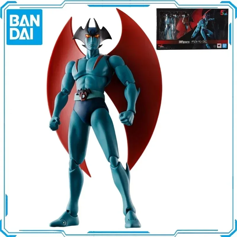 

In Stock Original Bandai SHF Devilman D.C. 50th Anniversary Anime Figure Model Collection Toy Gift