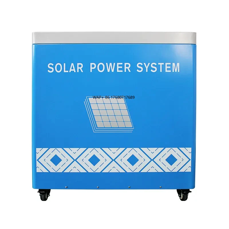 Solar 5KW 5120WH 51.2v100ah Home Generator System Portable Outdoor Power Station 3000w 3kw Solar Inverter with Charge Controller