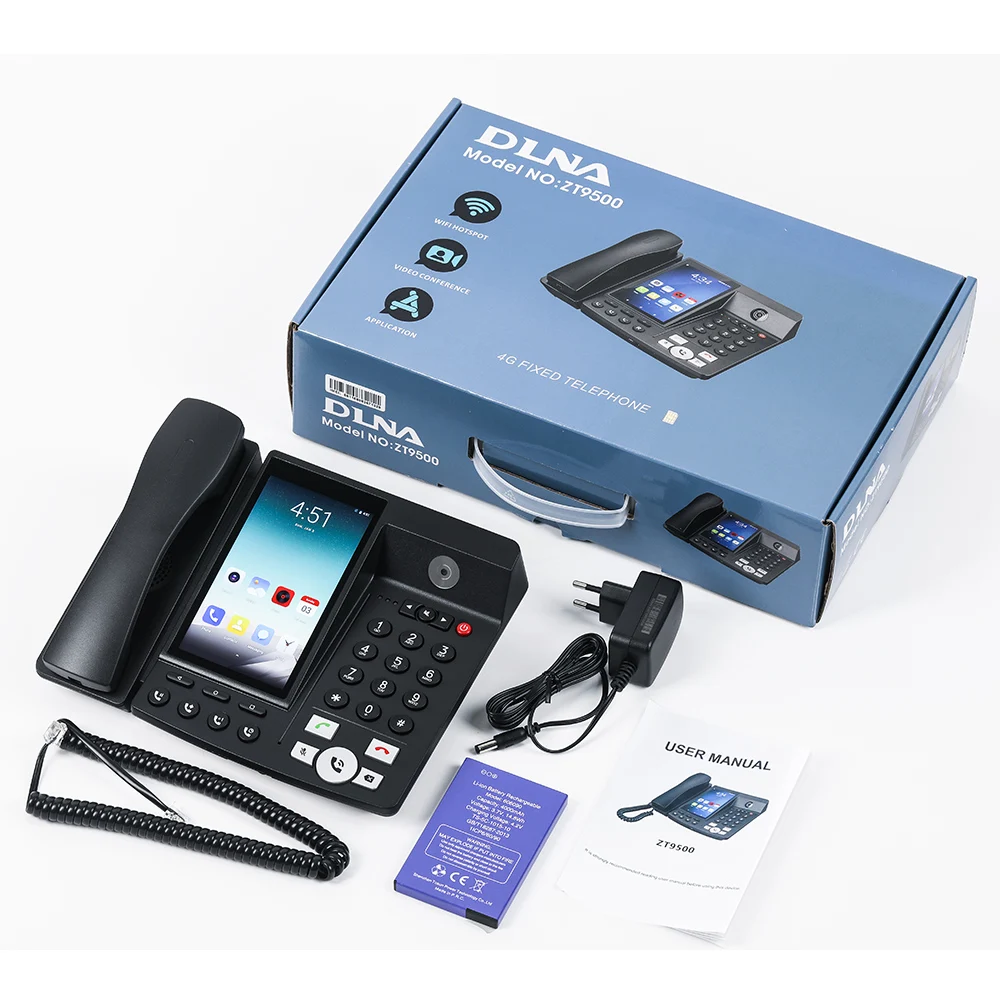 4G LTE Desktop Video Phone with 5.5" Screen - Deca Core CPU & Android OS for Multitasking and Smart Home Control 6