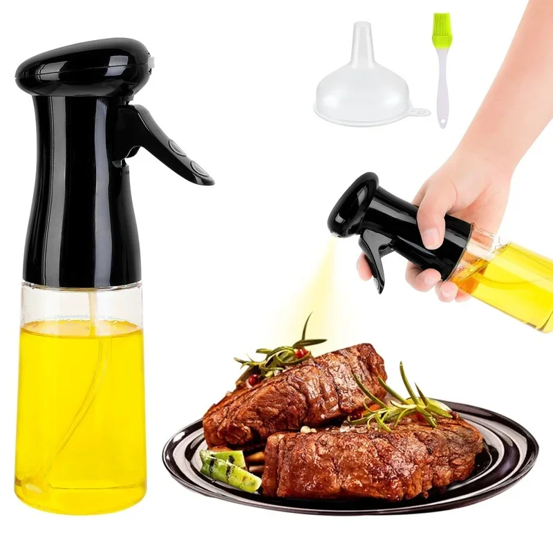 Bouteille de pulvérisation d'huile de cuisine, accessoires de cuisson et de cuisson, pulvérisateur de brouillard de vinaigre, outil de barbecue, 210ml