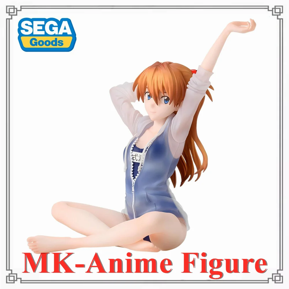 Original SEGA Yumemirize Neon Genesis Evangelion Anime-Figur Asuka Langley Soryu (Schul-Badeanzug-Version) Actionfigur-Modell