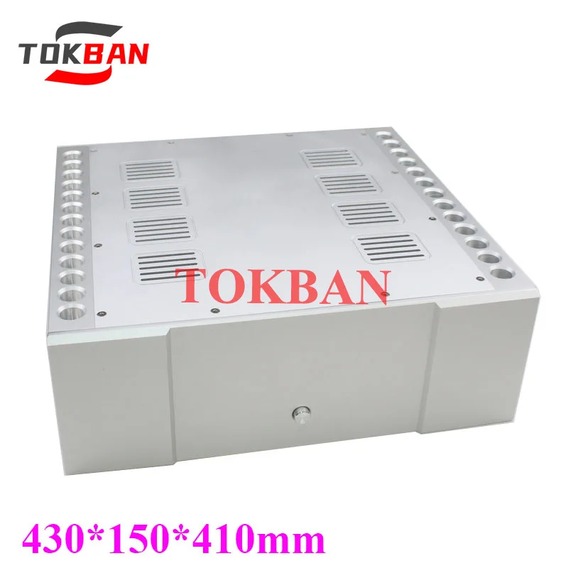 

Tokban Audio WA66 430*150*410mm All Aluminium Class A Amplifier Chassis Enclosure DIY HIFI Amplifier Case Shell