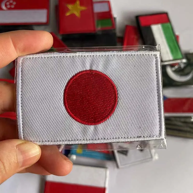 شارات العلم الآسيوي الملابس زين بقع التطريز، الكازاخستان، القتار، سريلانكا، باكستان العراق فلسطين الشعار التكتيكي