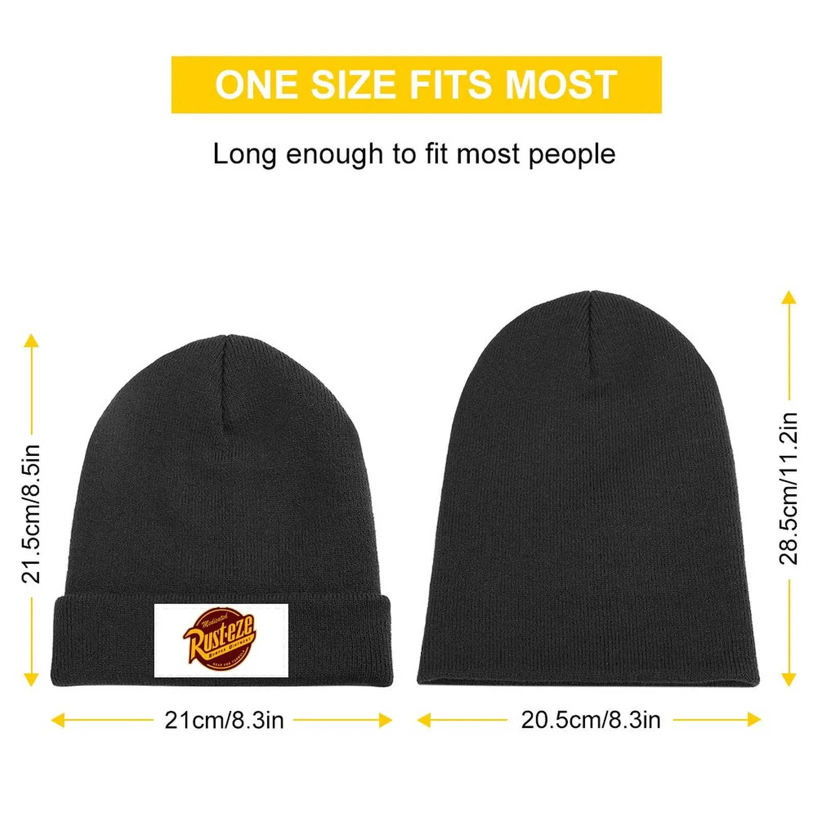 Rust-eze Knitted Hat Fashion Beach Golf Cap Fluffy Hat Cap Women's Men's