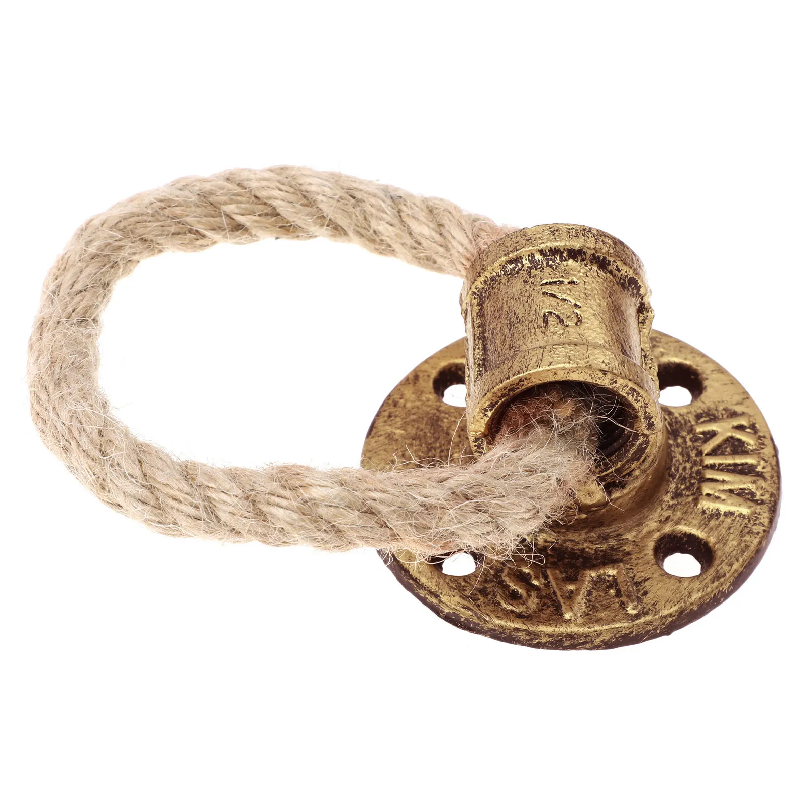 

Rustic Rope Pull Handle Vintage Metal Door Pull Knob for Cabinet Drawer Dresser Wardrobe Cupboard Bathroom Furniture