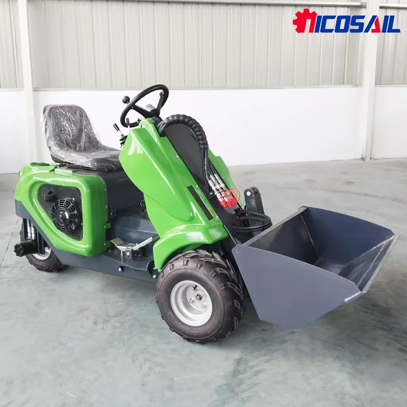 

CE EPA Compliant Mini Skid Steerloader Free Shipping 3-Wheel Wheel Mini Wheel Loader for Sale Featuring Engine Motor