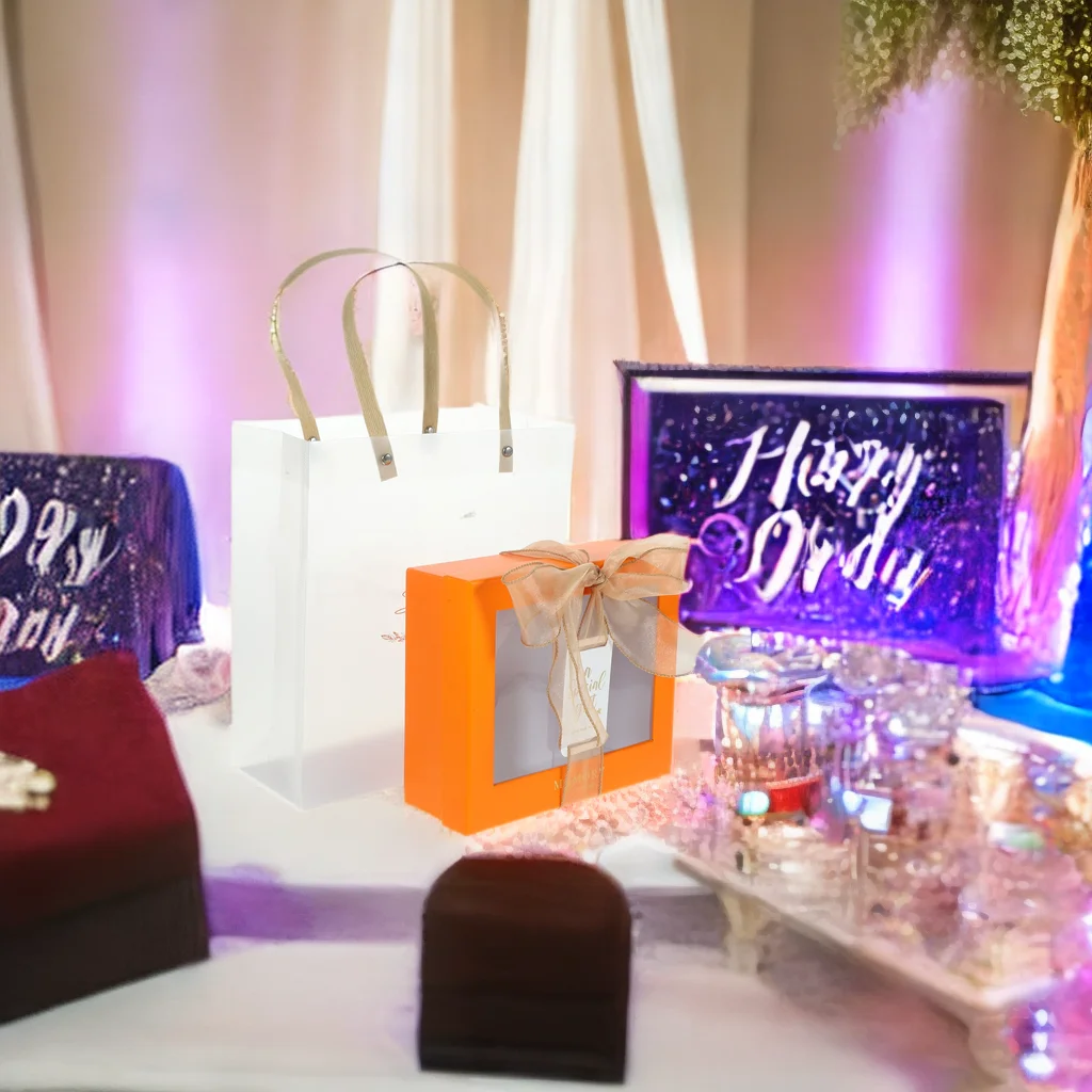 

1Set Luxury Paper PP Gift Box Set Elegant Decorative Packaging Box for Valentine's Day Wedding Birthday Christmas Gifts