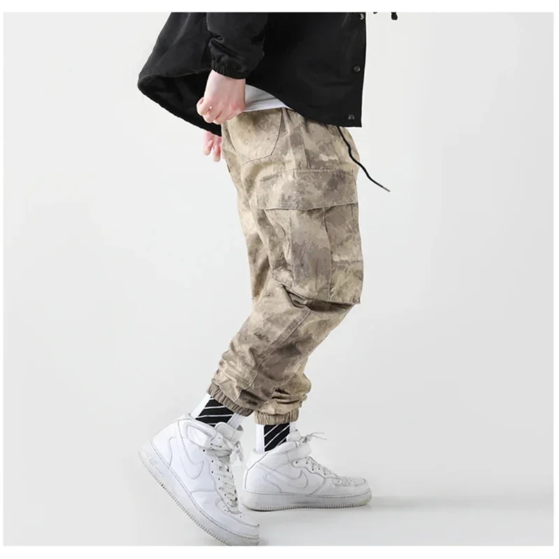 Oversize Casual Pants Men's Breathable Sweatpants Men Clothing Streetwear Summer Joggers Camouflage Quick Dry Loose Trousers