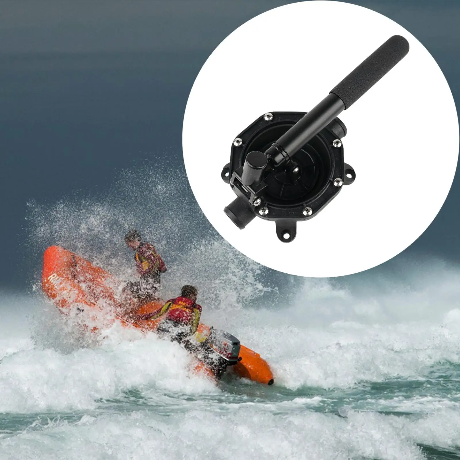 

Generic Marine Manual Pump with Handle Hand Pump for Boats Kayaks Yacht