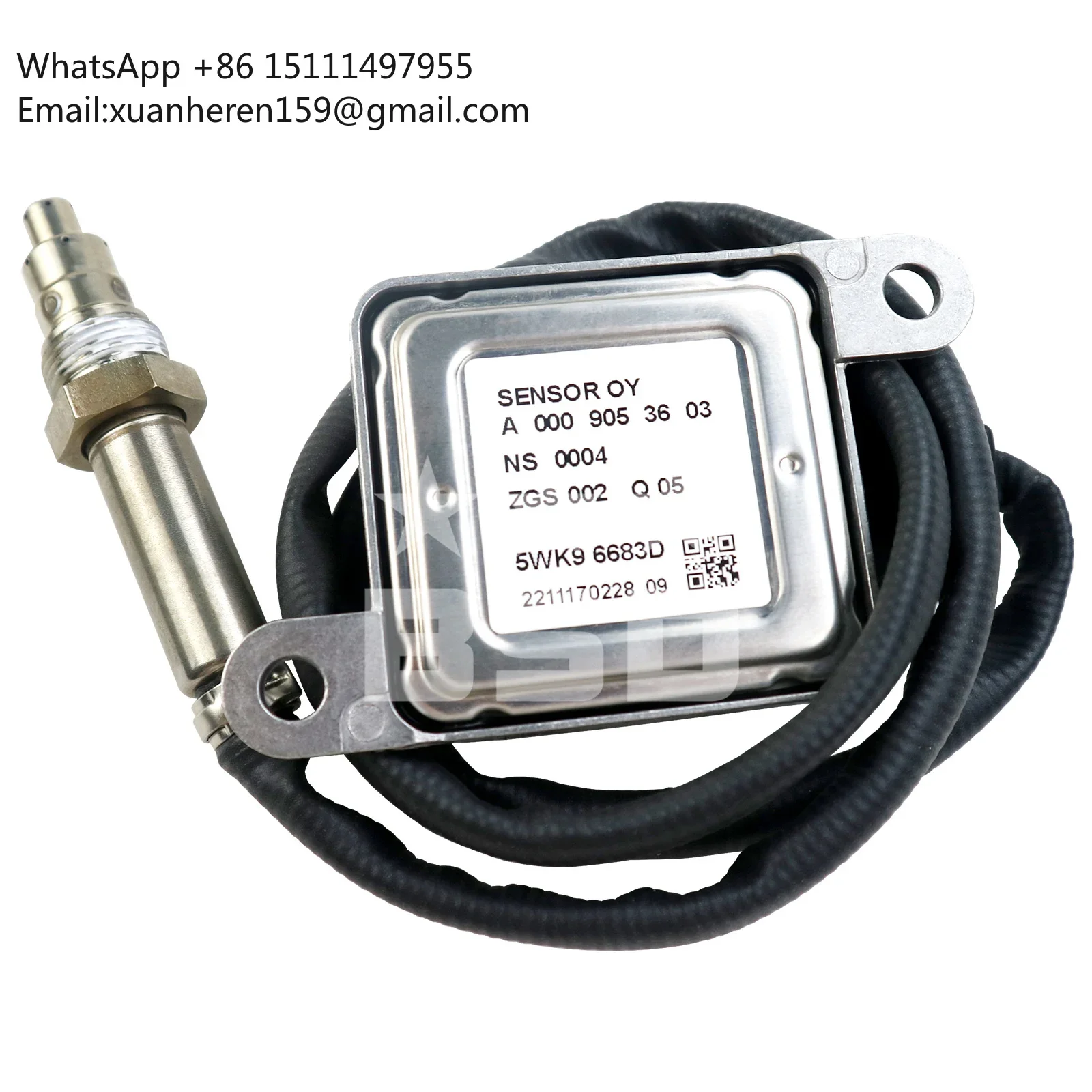 

Aftermarket Parts Car Sensor A0009053603 5WK9 6683D Nitrogen Oxygen Sensor 5WK96683D NOX Sensor for Benz W205 W166 CLA350 GLE350