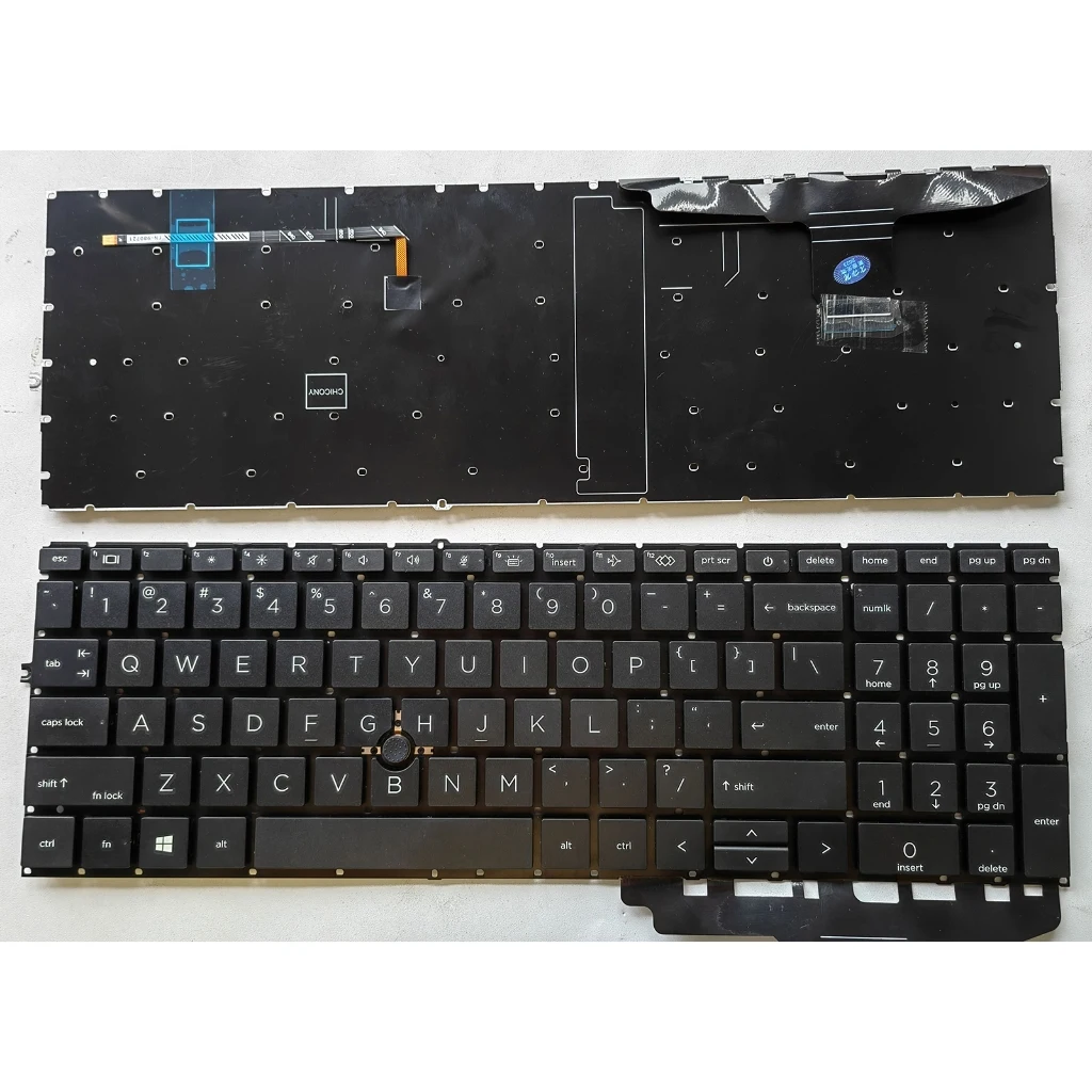 Teclado US SP para HP Elitebook 850 G7 850 G8 855 G7 G8 755 G7 G8 ZBook Fury Firefly 15 17 G7 G8