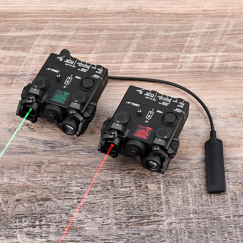 WADSN DBAL-A2 VCSEL IR LED Red Green Dot Laser Indicator Tactical Hunting Weapon Light Full Metal DBAL A2 IR Strobe Flashlight