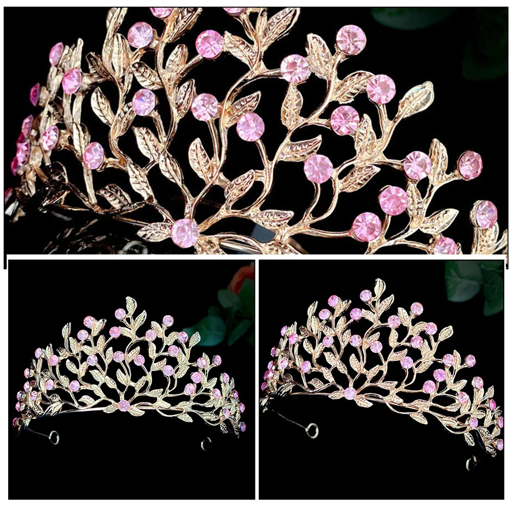 

Повязка на голову с короной и стразами, стильная свадебная тиара, повязка на голову для невесты, свадебный аксессуар для волос, свадебные головные уборы, вечерние корона