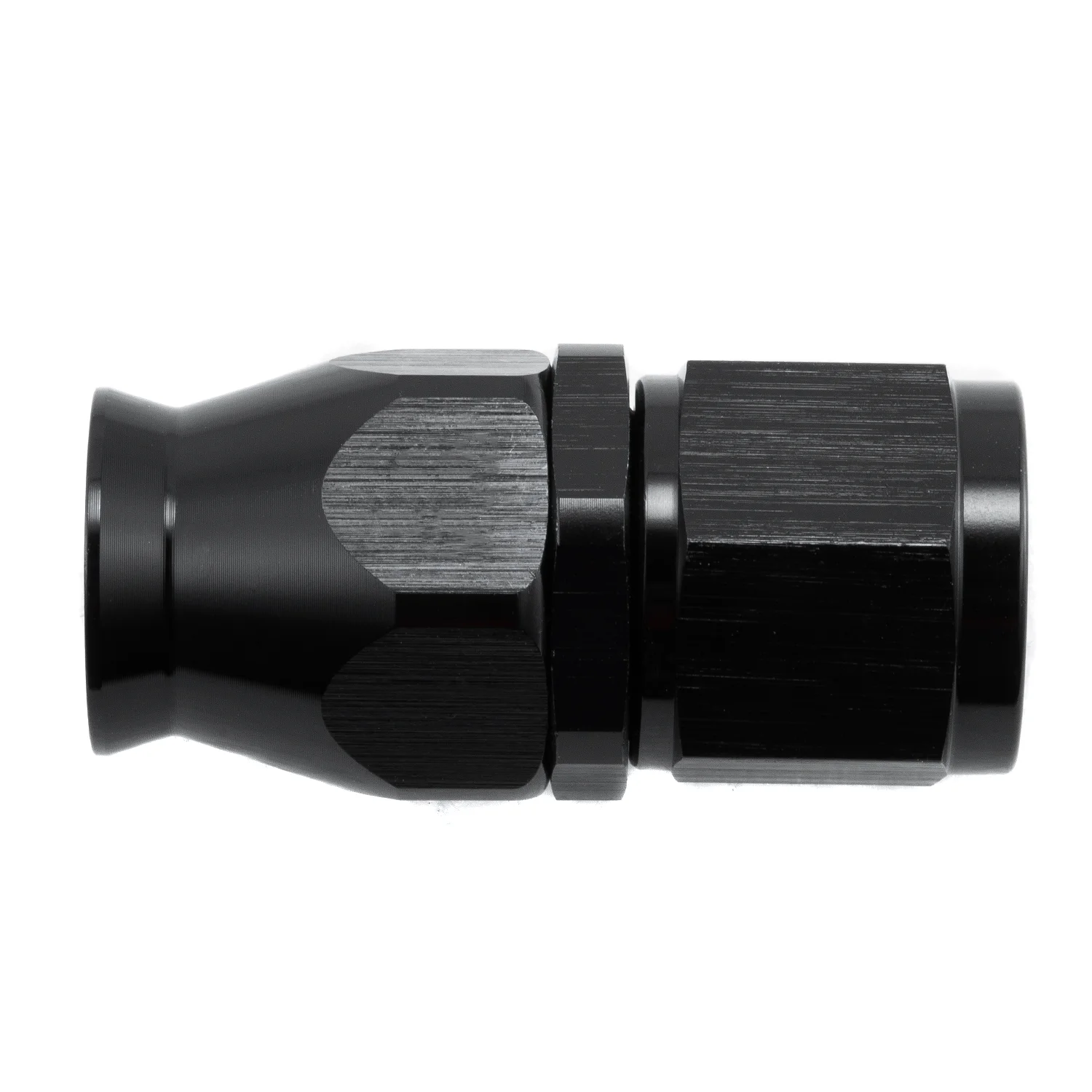 

10AN PTFE Hose End Fitting Straight Black fits PTFE Hose Only Aluminum Black