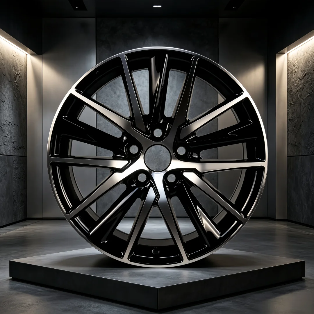Hot Sale Aftermarket Car Wheels Split Mesh Design 18-22 Inch Diamond Cut 6061-T6 Forged Aluminum Forged Series