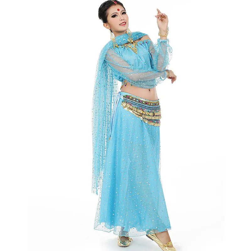 Adult Egyptian Indian Bollywood Bellydance Costume Belly Dance Set for Women Professional Oriental Sui Stage Rave Outfit Clothes